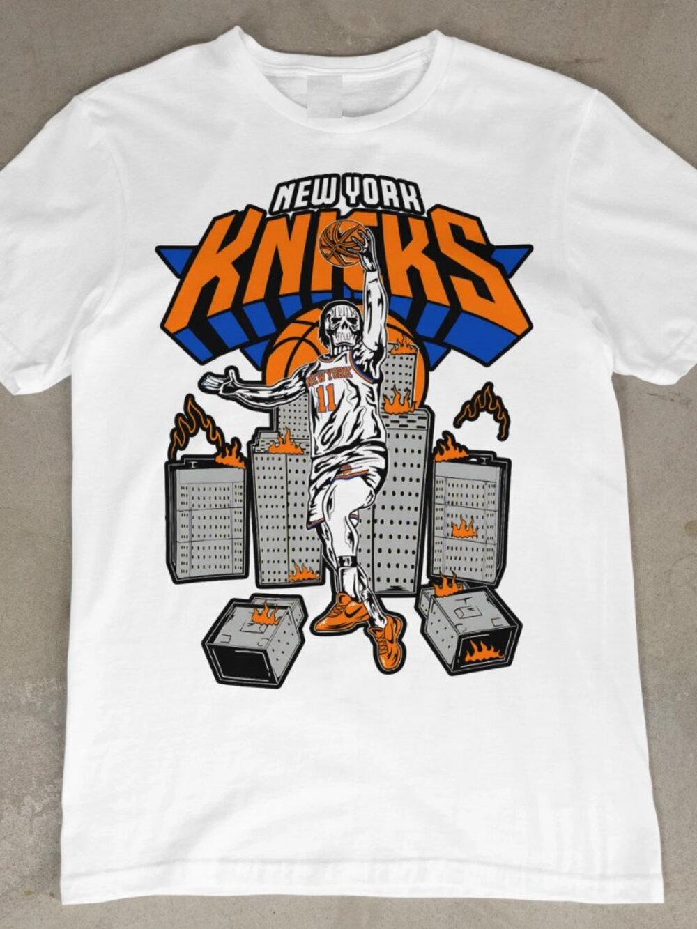 New York Knicks Graphic Tee Jalen Brunson Jersey T-Shirt